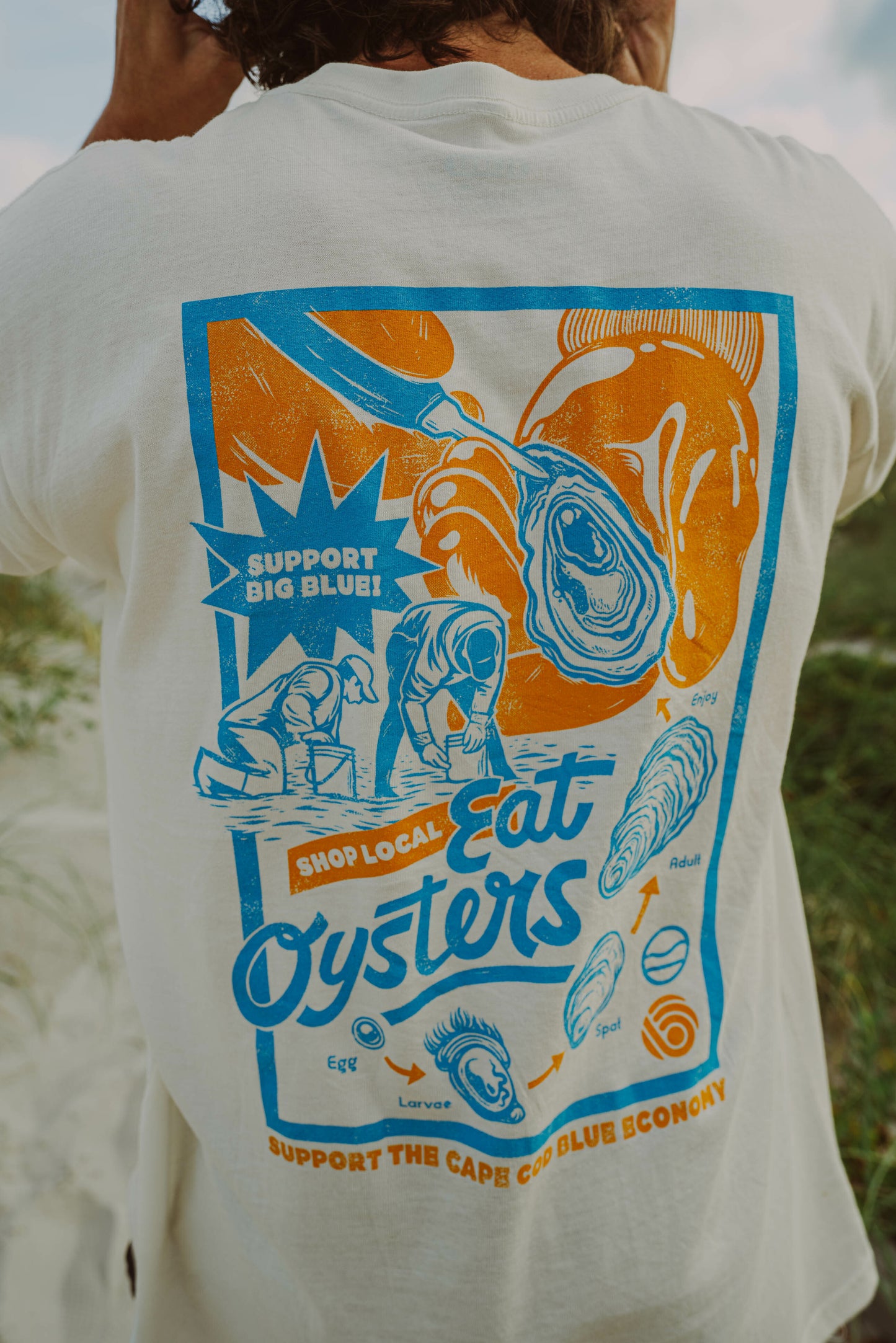 Support Big Blue Tee