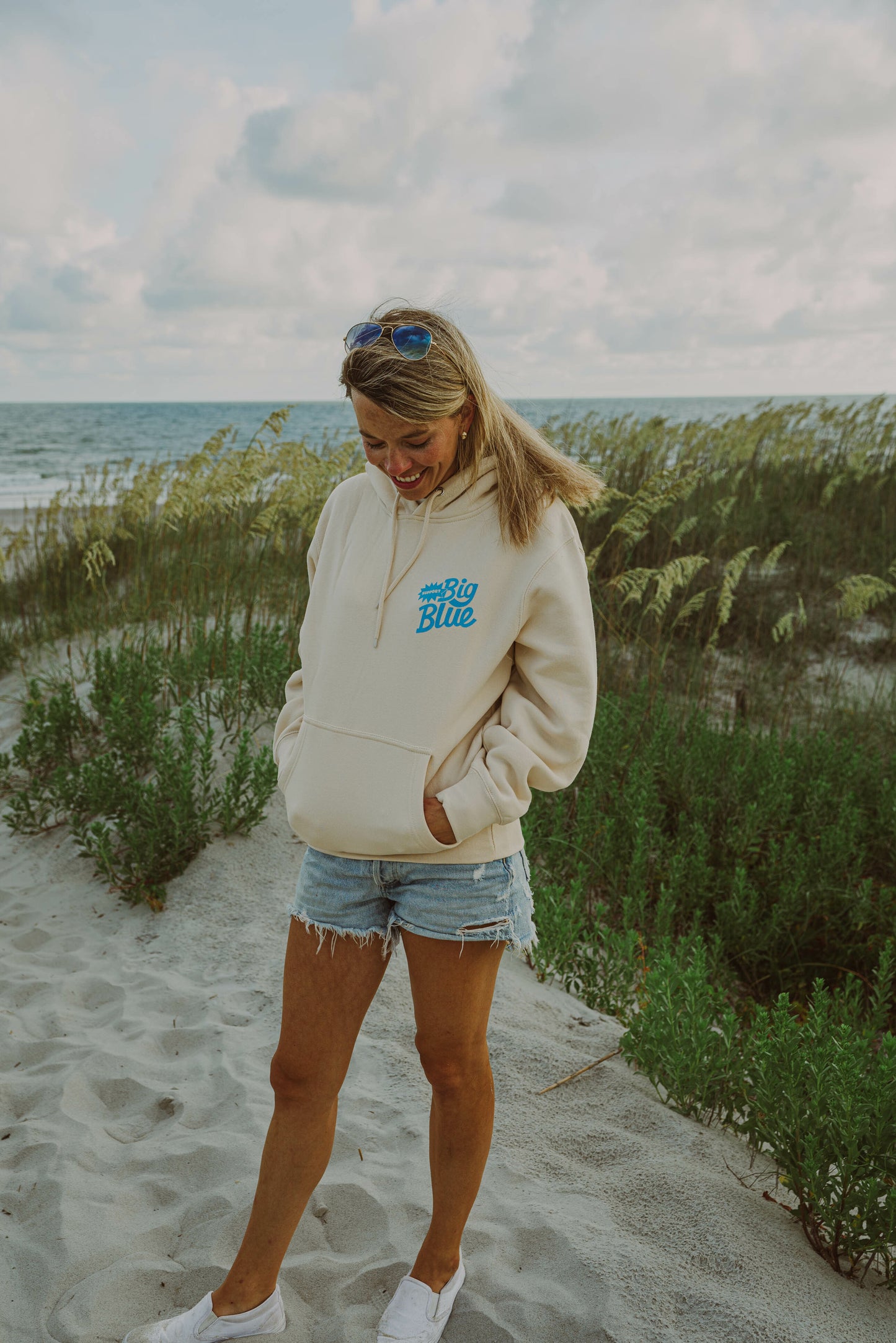 Support Big Blue Hoodie