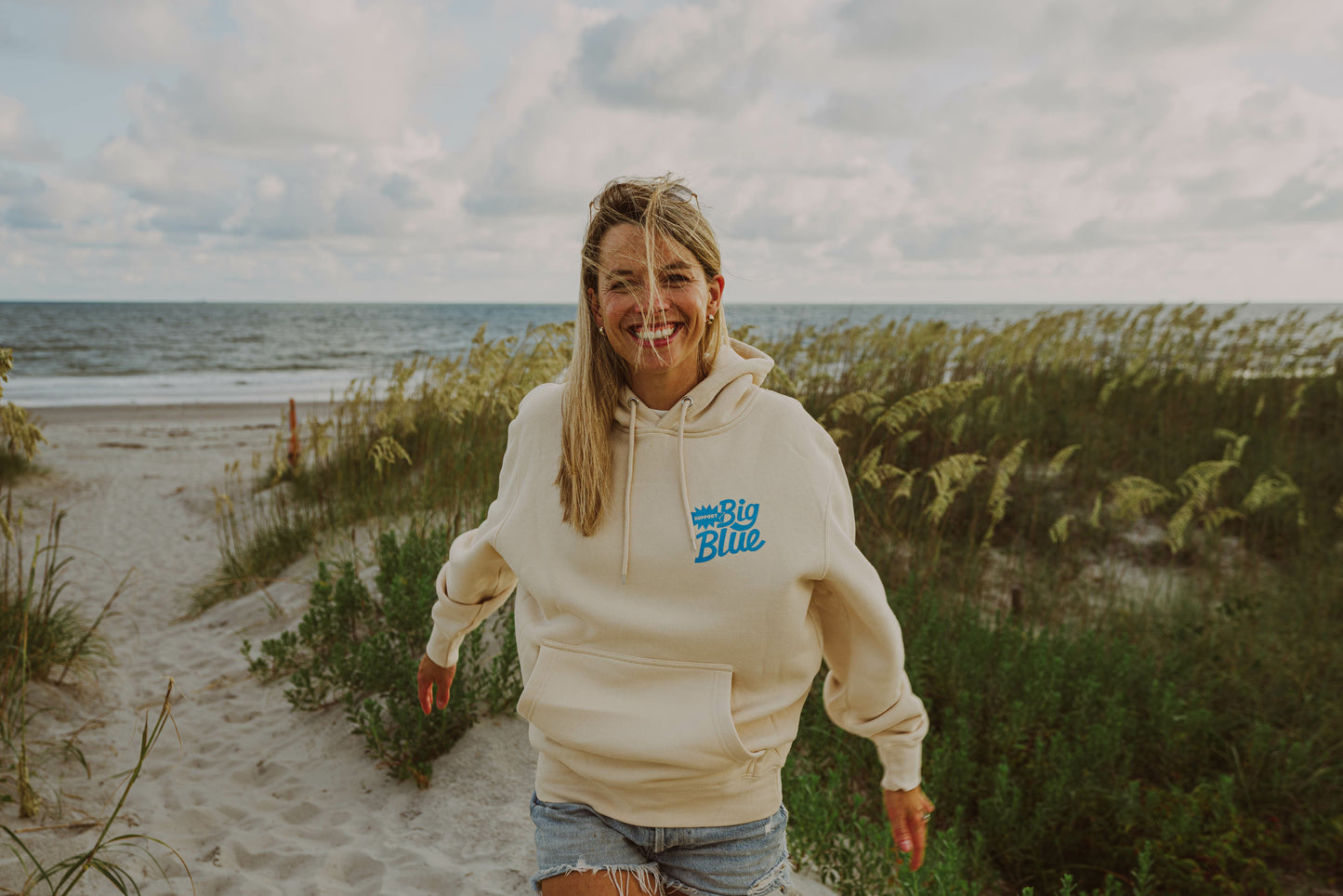 Support Big Blue Hoodie