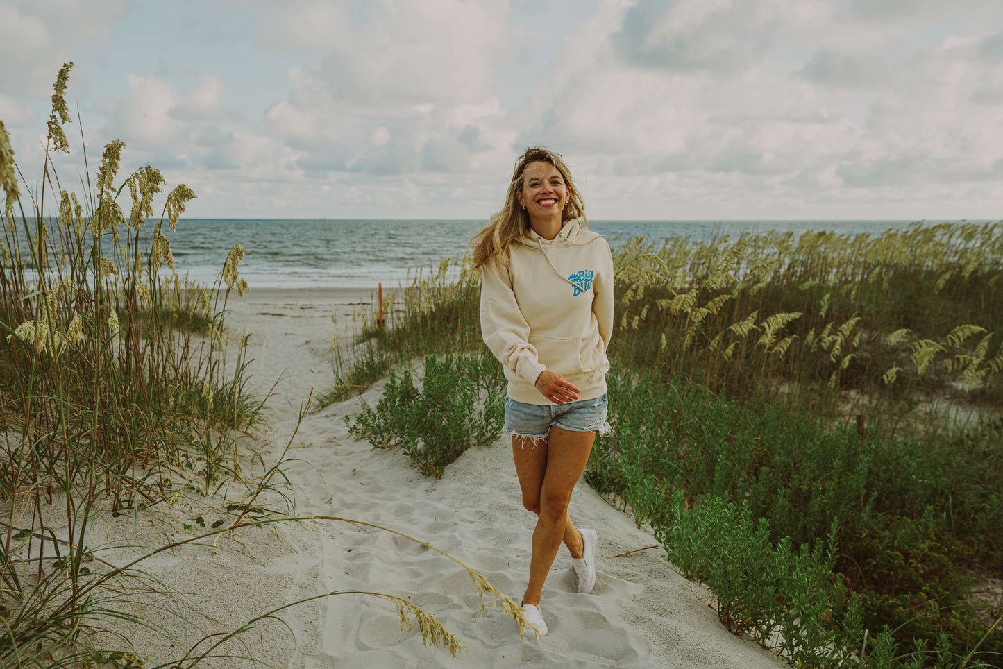 Support Big Blue Hoodie