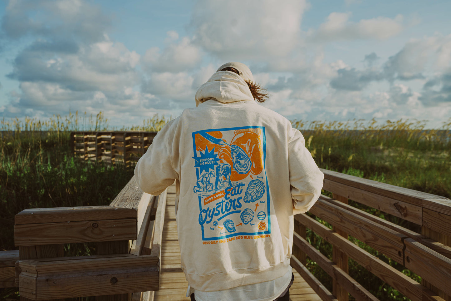 Support Big Blue Hoodie