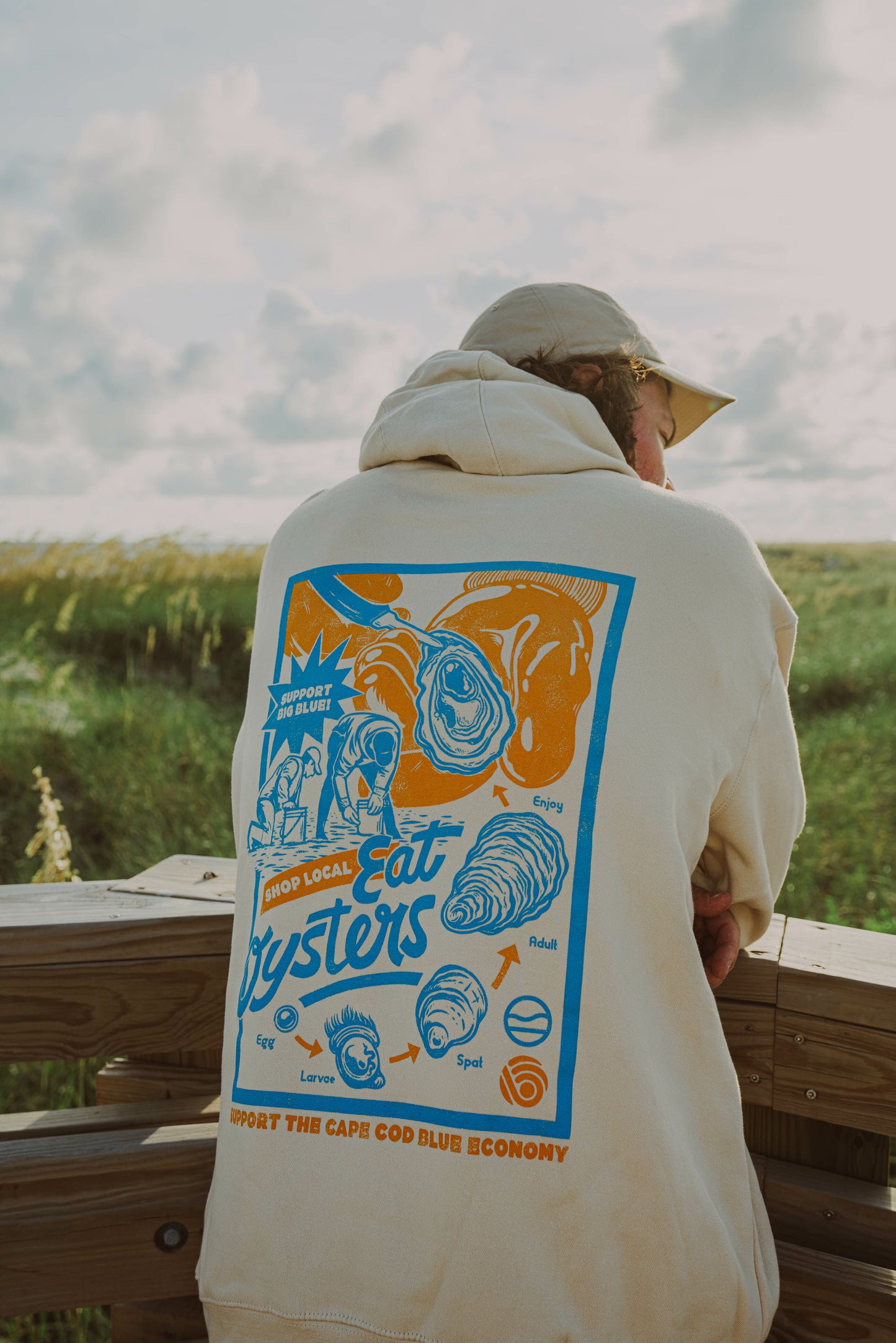 Support Big Blue Hoodie