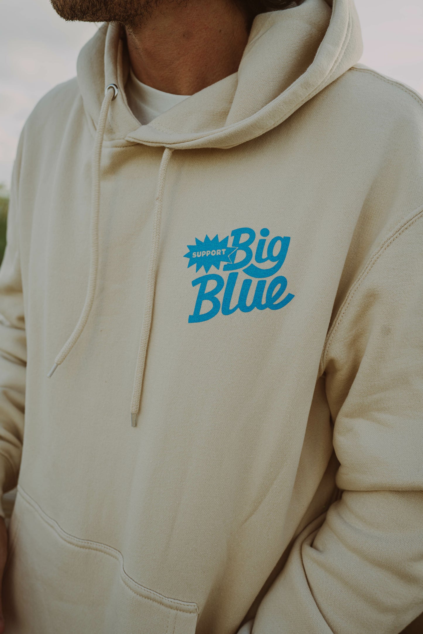 Support Big Blue Hoodie