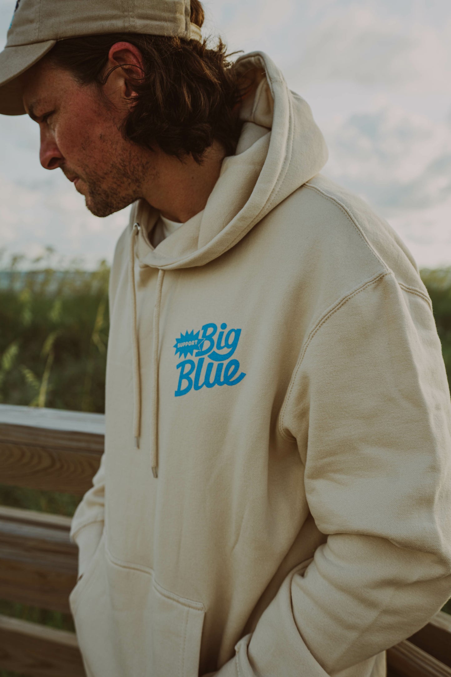 Support Big Blue Hoodie