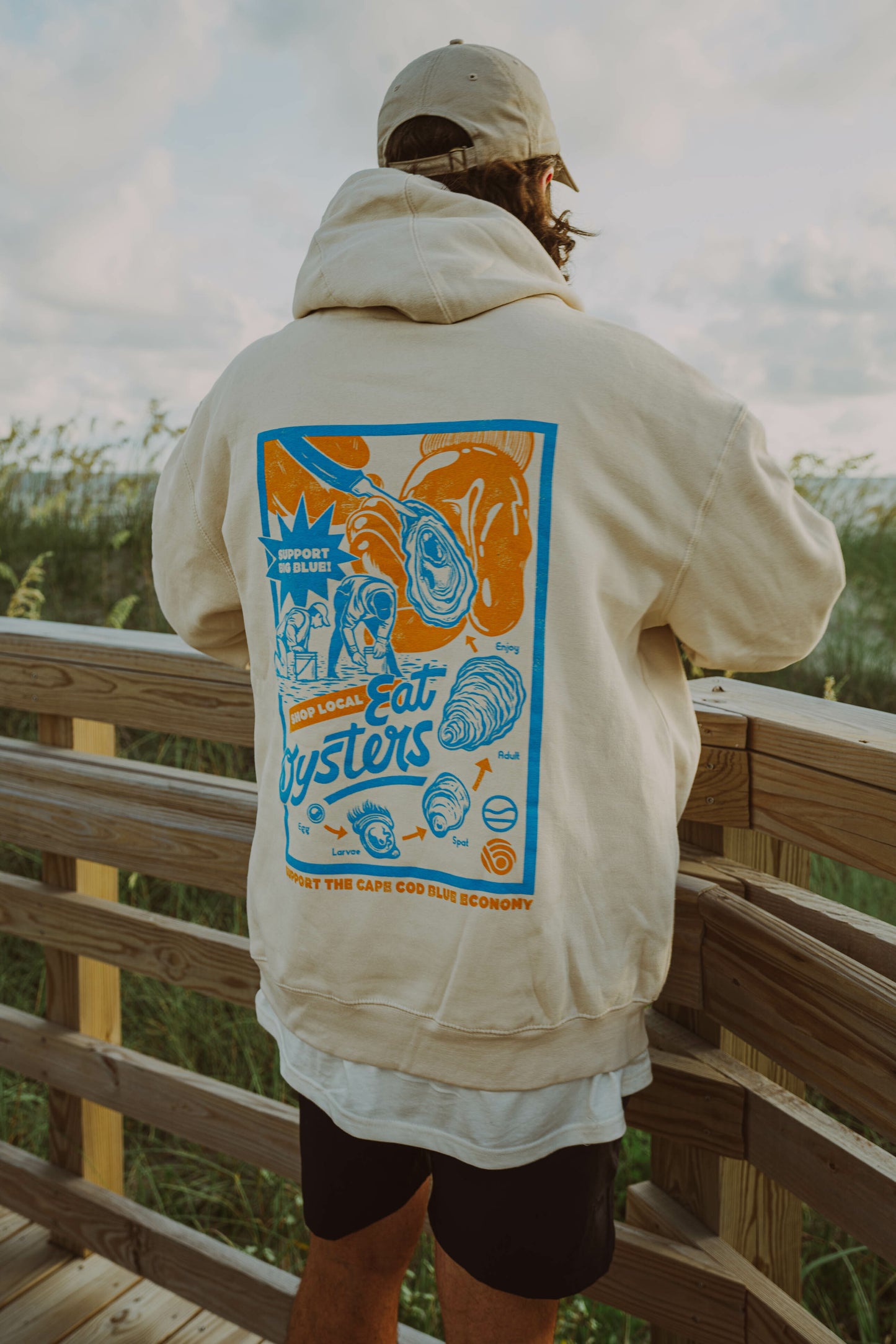 Support Big Blue Hoodie