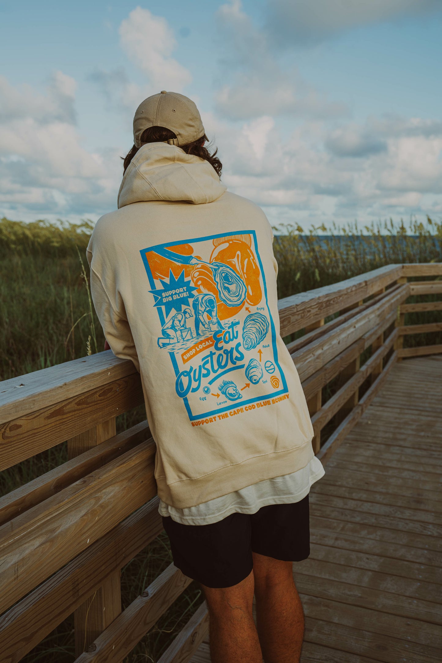 Support Big Blue Hoodie