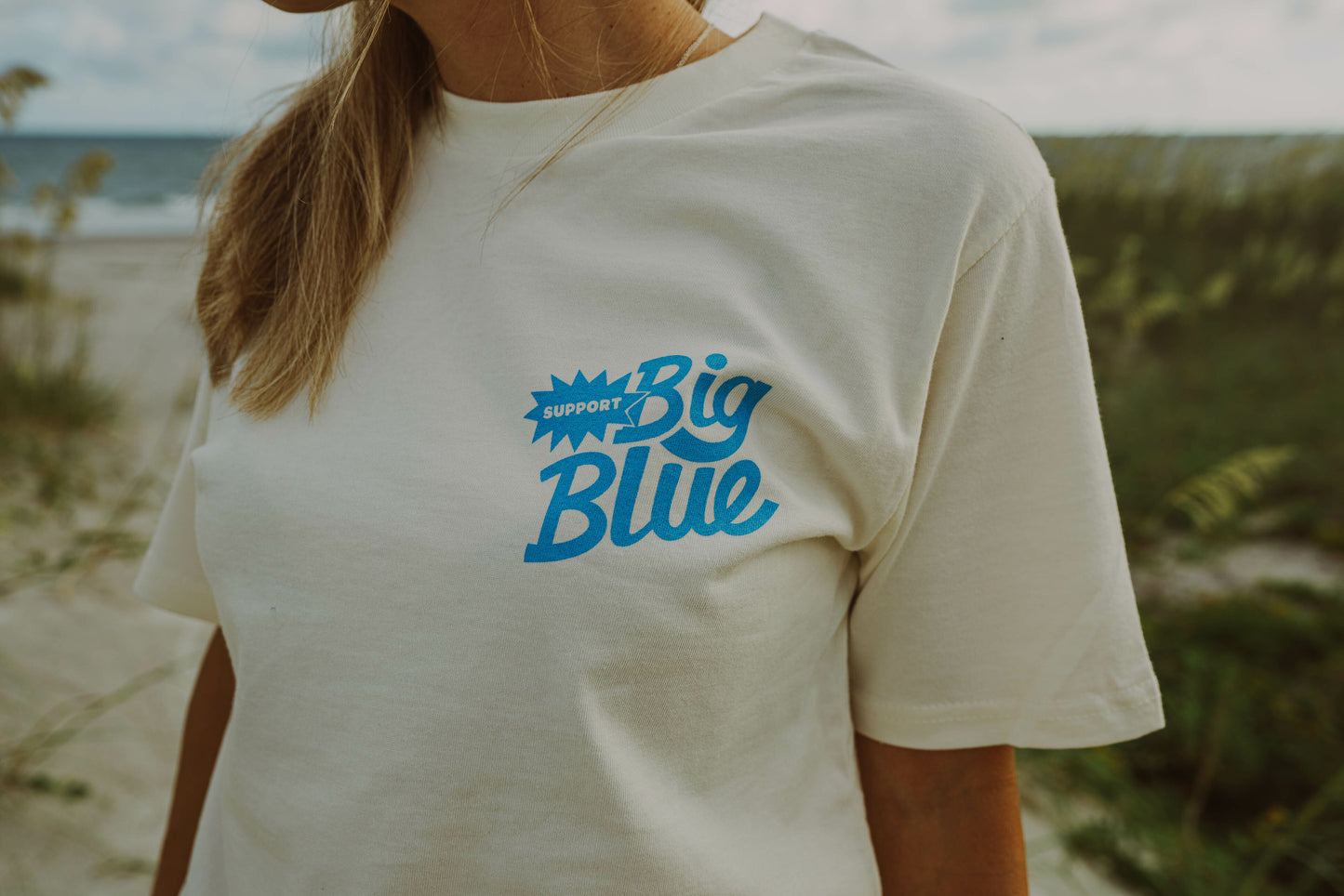 Support Big Blue Tee