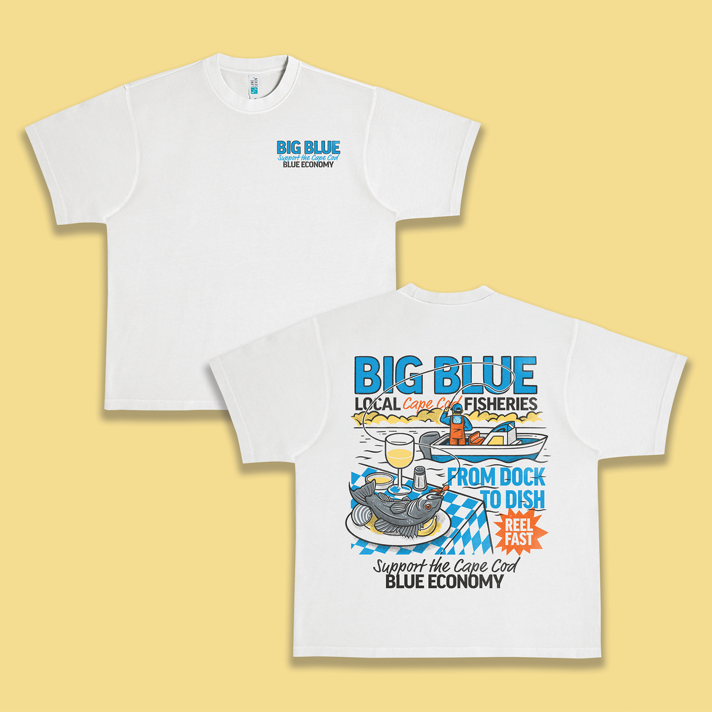 Big Blue "Fishing Charter" Tee